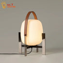 GobekUsa Designer Metal Glass Art Table Lamp LED E27 Modern Light Fixtures for Home or Office