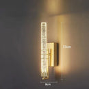 GobekUsa Crystal LED Wall Sconce: Modern Decorative Lighting for Corridor, Bedroom, and Living Room