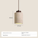 Japanese Travertine Stone Pendant Light