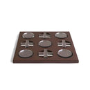 GobekUsa Geometric Checkerboard Grid Leather Chess Transparent Chessboard Home Decor Figurines