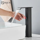GobekUsa High Style Smart Sensor Bathroom Basin Faucet Cold Hot Mixer Waterfall Tap