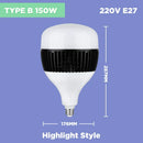 GobekUsa 100W E27 Super Bright LED Bulb for Home Kitchen Garage Lighting