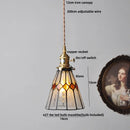 GobekUsa LED Adjustable Pendant Light Fixture Amber Glass Walnut Wood Bar Hanging Lamp