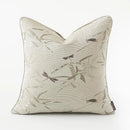 GobekUsa Dragonfly Insects Embroidery Cushion Cover - Quaint & Elegant Style Pillow Case
