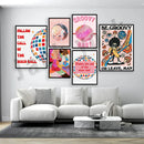 GobekUsa Funky Disco Gogo Boot Print | 70s Poster & Retro Wall Art for Eclectic Decor