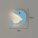 GobekUsa Kids' Room Cartoon Wall Lamp: Cute LED Lighting for Bedroom, Aisle, Bedside