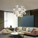 GobekUsa Glass Pinecone LED Chandelier: Modern Art Deco Pendant Lighting