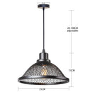 GobekUsa Black Industrial Cage Pendant Light for Kitchen Island Dining Room