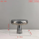 GobekUsa Geometric Glass Fruit Bowl Jewelry Storage Tray Home Decoration Tray