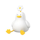 GobekUsa Duck Cartoon Silicone Night Lamp - USB Rechargeable, Touch Sensor, Timer