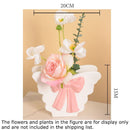 GobekUsa Butterfly Ceramic Vase for Table Decor and Flower Arrangement
