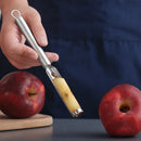 GobekUsa Fruit Core Remover Slicer Knife, Stainless Steel Apple Pear Date Twister