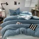 GobekUsa Bubble Cotton Quilt Sets | Ultra Soft Fitted Sheet Set | King Queen Bed Set