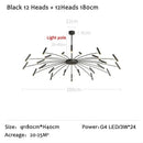 GobekUsa LED Ceiling Chandelier Nordic Living Dining Room Bedroom Lighting Fixture