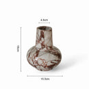 GobekUsa Calacatta Red Marble Vase - Home Decor Accent