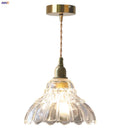 GobekUsa Glass LED Pendant Lamp Modern Copper Socket Hanging Light