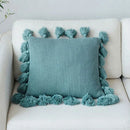 GobekUsa Knit Cushion Cover 45*45cm Soft Solid Pillow Case for Sofa Bed Nursery