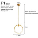 GobekUsa Gold Nordic Pendant Lights Indoor Kitchen Dining Room Home Decor