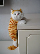 GobekUsa Hanging Cat Plush Doll Figurine Home Decoration Model