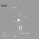 GobekUsa Gold Luxury LED Pendant Light for Living Room, Bedroom, and Restaurant
