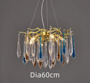 GobekUsa Gold LED Branch Chandelier for Living Room, Bedroom, Hotel - Modern Luxury Aluminum Pendant Light