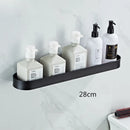 GobekUsa Alumium Bathroom Shelf with Towel Bar and Corner Storage Shelf