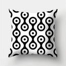 GobekUsa Geometric Stripes Pillowcase 45x45cm Polyester Cushion Cover for Living Room