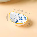 GobekUsa Japanese Style Ceramic Sauce Plate Snack Dish Porcelain Tableware