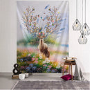 GobekUsa Elk Tapestry Wall Hanging Mystical Starry Sky Home Decor