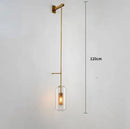 GobekUsa Glass Wall Art Light: Modern Loft Style Decor for Living Room, Bathroom, Dining Room