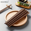 GobekUsa 5PCS Natural Wooden Chopsticks - Japanese Hotel Restaurant Special Chopsticks For Ramen Rice