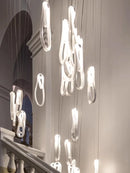 GobekUsa LED Pendant Chandelier for Living & Dining Room Luxury Lighting Fixture