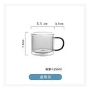 GobekUsa Double Bottom Glass Mugs Set - 250ml Wine Whiskey Coffee Tea Juice Water Cups