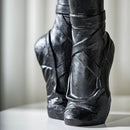 GobekUsa Ballet Shoes Vase: Realistic Dancer Portrait Sculpture for Home Decoration