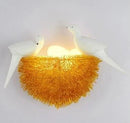 GobekUsa Bird Nest LED Wall Lamp for Children Bedroom, Study Room, Restaurant Decoration