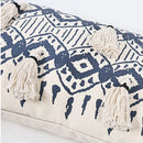 GobekUsa Ethnic Geometric Printed Tufted Tassels Cushion Cover for Sofa Living Room