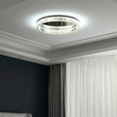 GobekUsa Gold Steel LED Dimmable Ceiling Lights Luxury Crystal Fixture