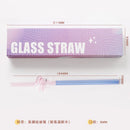GobekUsa Glass Flower Handle Stir Bar for Coffee Cocktails Mixology and Home Parties