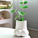 GobekUsa Cute Cartoon Cat Claw Ceramic Vase Home Decoration