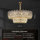 GobekUsa Crystal Chandelier: Modern High-End Luxury for Living, Dining & Master Bedrooms