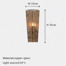GobekUsa Gold Glass Chandelier Luxe Living Room Lighting Fixture Luxurious Hanging Lamp