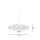 GobekUsa Bubble Silk Pendant Chandelier for Dining Living Room Kitchen Island & Bedroom