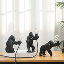GobekUsa Gorilla Night Light Indoor Decor Resin Small Lamp