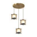 GobekUsa All Copper Entrance Light, Bedroom Head, Ceiling, Hallway, Rotating Staircase Light