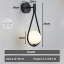 GobekUsa LED Wall Sconce with G9 Bulb for Indoor Lighting in Black Gold