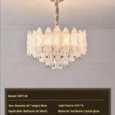 GobekUsa Crystal Chandelier: Modern Elegance for Living Room, Bedroom - High-End Luxury Lighting