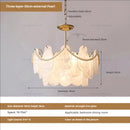 GobekUsa French Chandelier Garden Light with K9 Crystal | Elegant Pearl Shell Design