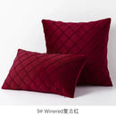 GobekUsa Embroidered Lattice Cushion Cover Pleat - 45X45CM