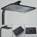 GobekUsa Digital Display Thermostatic Shower Faucet Set with Rain Shower Head