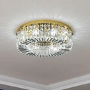 GobekUsa Crystal Ceiling Chandelier: Luxury LED Pendant Light for Elegant Interiors